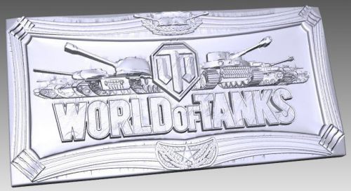 WORLD OF TANKS 3D STL FILES FOR RELIEF MODEL FOR CNC MACHINE