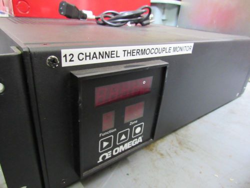 OMEGA CN606TC2 12 CHANNEL THERMOCOUPLE MONITOR - IN MOUNTABLE BOX - SHIPS FREE