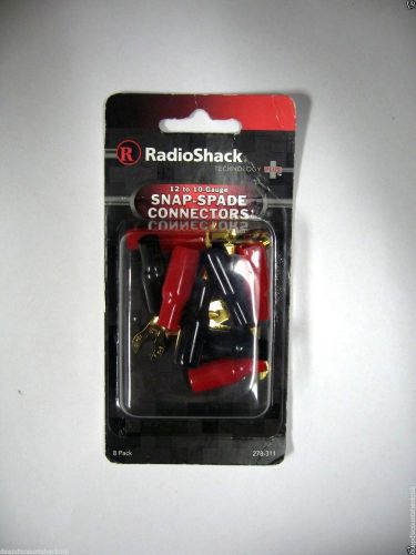 Snap Spade Connectors #278-311 By RadioShack