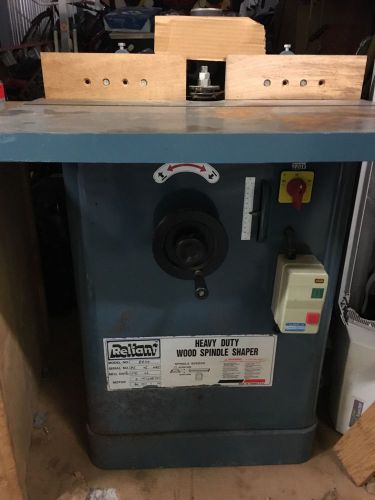 Reliant wood spindle shaper heavy duty auction no reserve !!! for sale