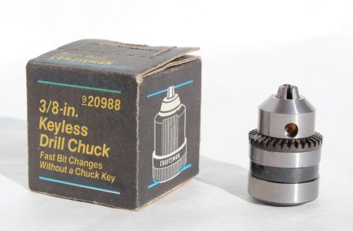CRAFTSMAN 3/8 Inch Keyless Drill Chuck Model 20988