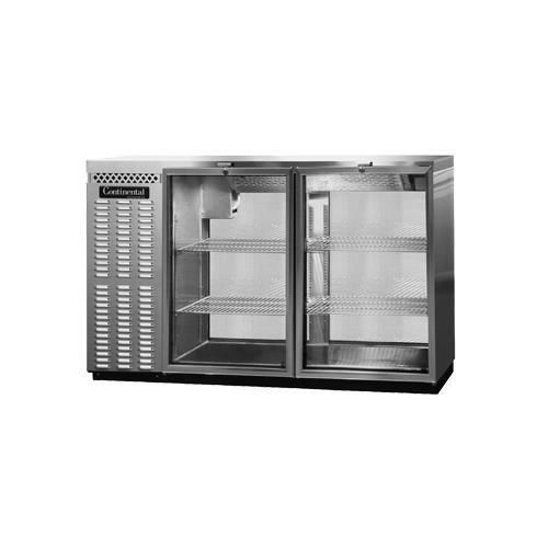 Continental Refrigerator BBUC50S-SS-GD-PT Back Bar Cabinet, Refrigerated