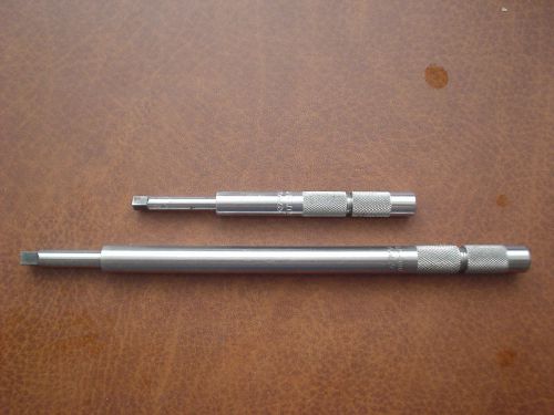 Set of 2 ritman tap extensions 707b 1/4&#034; and 700c 5/16&#034; for sale