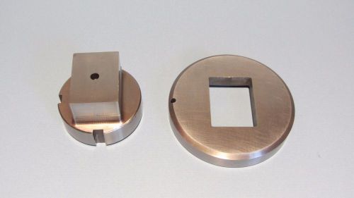 Punch press tooling - rectangle punch and die 1.490&#034; x 1.990&#034; for sale