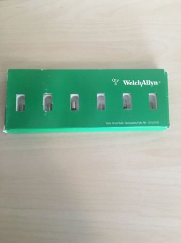 Box of 6 Welch Allyn 08500-U Lumiview Blulbs unopened New in Box