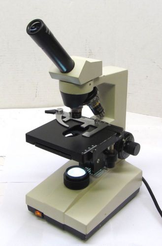 Monocular Microscope 4x 10x 40x Objectives Eyepiece WF10X DIN/18 TESTED 55305