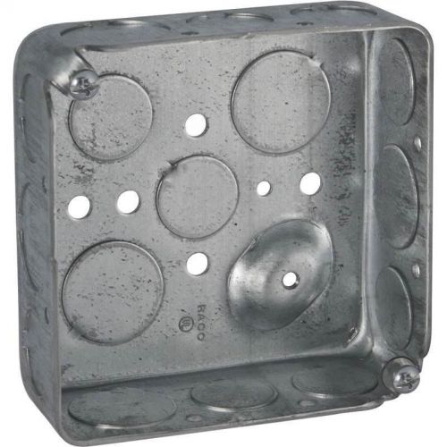 4&#034; Sq Steel Outlet Box4X1-1/2 RACO Pvc Switch Boxes 8192 050169001929