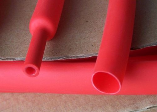 ?4mm adhesive lined 4:1 red waterproof heat shrink tubing 5m tube sleeve for sale