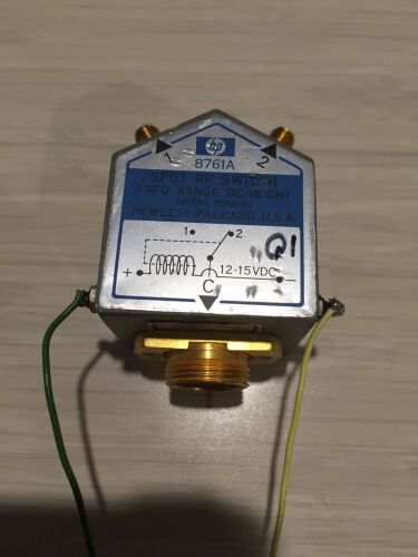 HP 8761A SPDT RF Switch, 18GHz, 12-15VDC