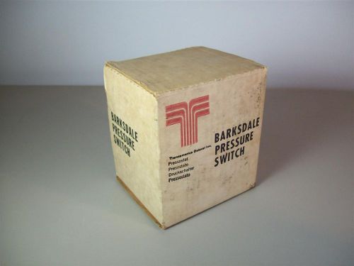 Barksdale D1H-H18 Pressure Switch .4 - 18 PSI  60 PSI Proof New in Box