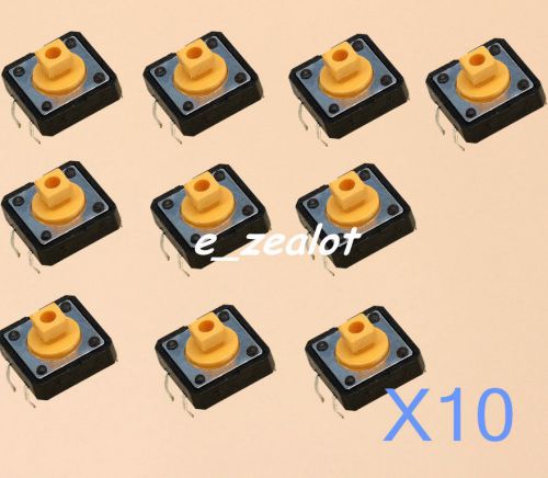 10pcs 12x12x7.3mm 12*12*7.3mm keyswitch tact switch perfect microswitch button for sale