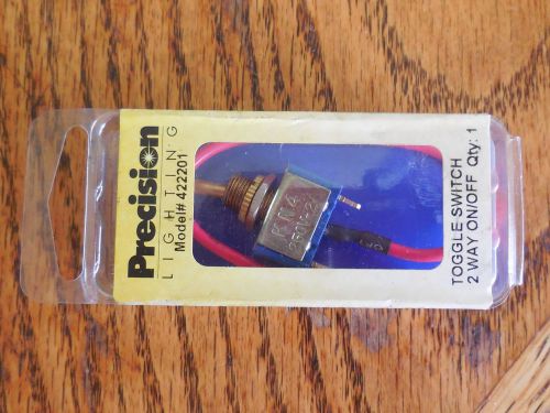 Precision lighting model # 422201 toggle switch 2 way on / off for sale