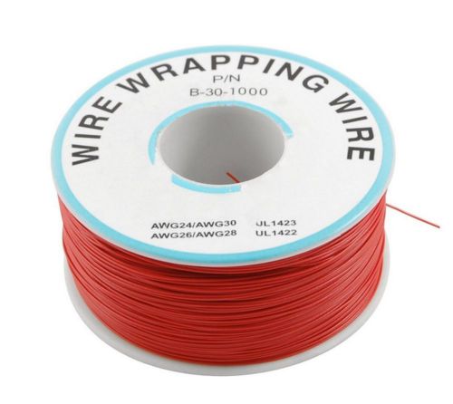 1pcs 0.25mm Wire-Wrapping Wire 30AWG Cable 250m Red