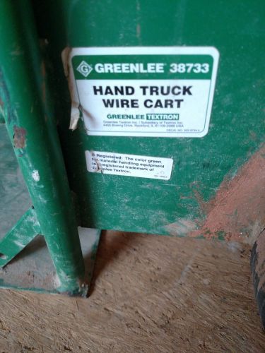 Greenlee Hand 38733 Hand Truck Wire Cart