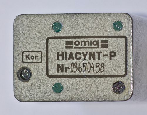 HIACYNT-P OMIG 5 MHz MILITARY QUARTZ OSCILLATOR FREQUENCY STANDARD NOS