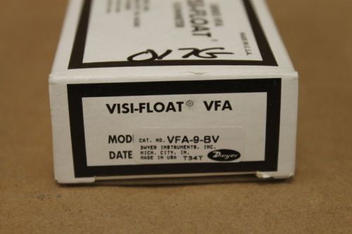 DWYER VFA-9-BV VISI FLOAT FLOWMETER