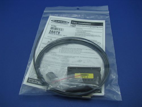 Banner Plastic Fiber Cable (Opposed Mode) 0.02&#034; PIT26U  26079 NEW
