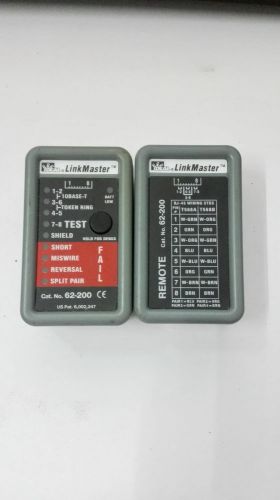 IDEAL 62-200 LinkMaster Ethernet Tester  ~Free Shipping