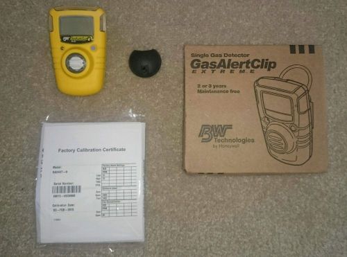New gas alert clip h2s single gas detector  2 year for sale