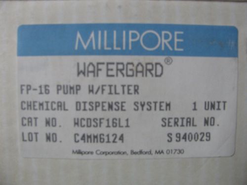 Millipore pump FP-16 Wafergard with Filter