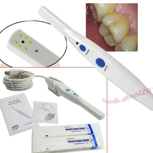 2015 dental intra oral camera 105°view w 6 led light 5 mega pixels usb software for sale