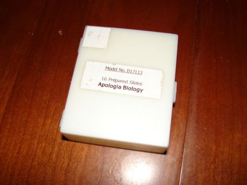 Apologia BIOLOGY 16 Prepared Microscope SLIDES Complete Set Homeschool