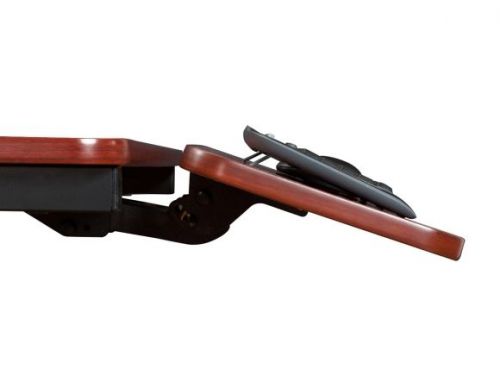 Versatable - Basic Keyboard Arm and Tray - BKA-2810 Cherry Woodgrain