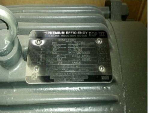 TOSHIBA; # BO154YLF2USH 3 PHASE INDUCTION MOTOR