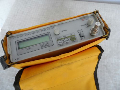 Promax Prolink 1B TV And FM Level Meter Signal Analyzer Analog And Digital