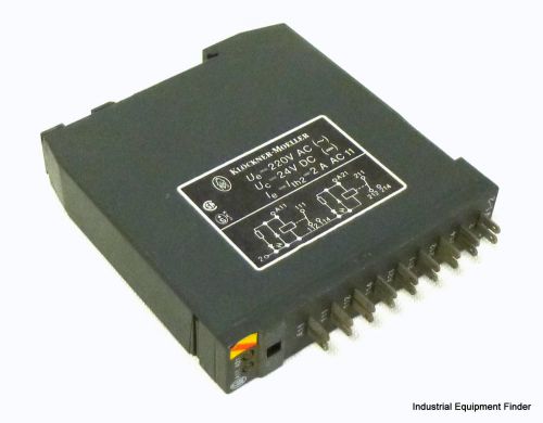 Moeller ETS-V1-2 Relay Amplifier 220VAC 24VDC