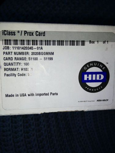 HID IClass / Prox Cards