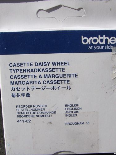 Brother 411 Brougham 10-Pitch All Daisy Wheel
