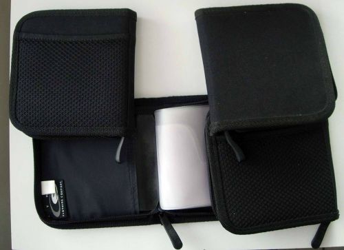 Lot of 4 SOFT ZIPPED CD DVD STORAGE Carry Case Wallet - hold 24 ea (96 total)