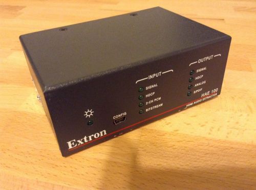 Extron HAE 100 HDMI Audio De-Embedder 60-1075-01. With Power Supply.