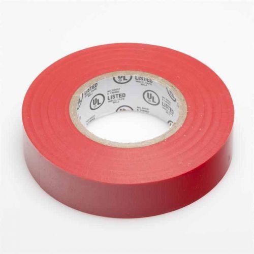 RED &amp; YELLOW PROFESSIONAL GRADE 3/4&#034; x 60&#039; ELECTRICAL TAPE - 2 PACK OF 10