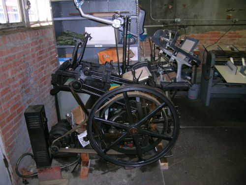 Kluge letterpress, parts press