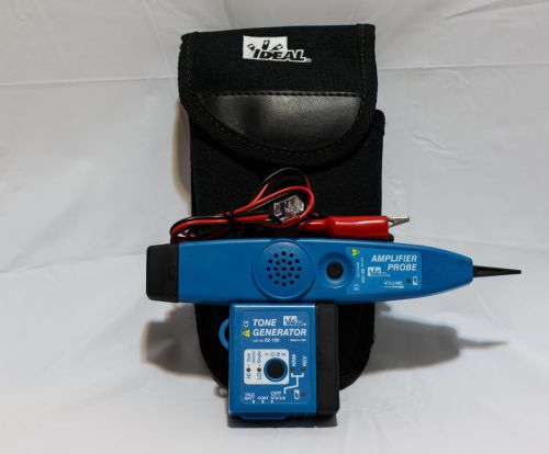 Ideal 62-164 amplifier probe / 62-160 tone generator / case &amp; test leads for sale