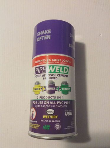 Pipeweld 5.5 oz. pvc all-in-one pipe cement adhesive for sale