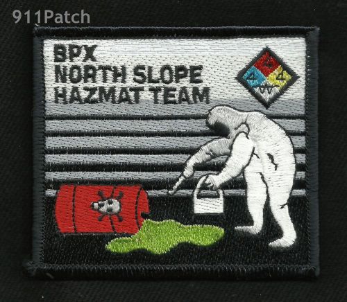 Alaska - bpx north slope hazmat team firefighter patch fire dept. for sale