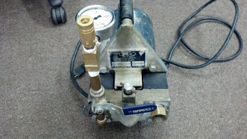 Rex wheeler hydrostatic test pump