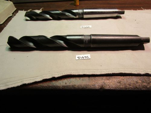 (#5167C) Resharpened USA Made 1-3/16 Inch Morse Taper Shank Drill