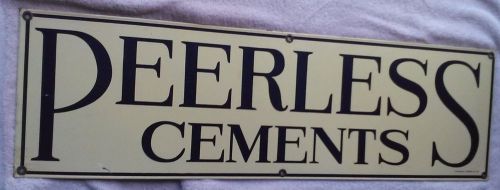 Metal Sign - Peerles Cements*