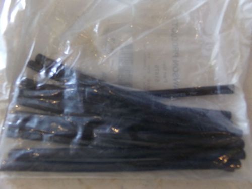 Lawson heat shrink 20-14 awg, black, 3/16&#034; exp. id 6&#034; length 10 pack - new for sale