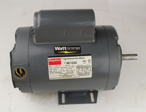 Dayton continuous duty agricultural fan motor 1hp 4k124d usg for sale