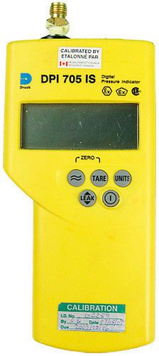 Druck DPI 705 IS Intrinsically Safe Digital Pressure Indicator Tester, 300 PSIG