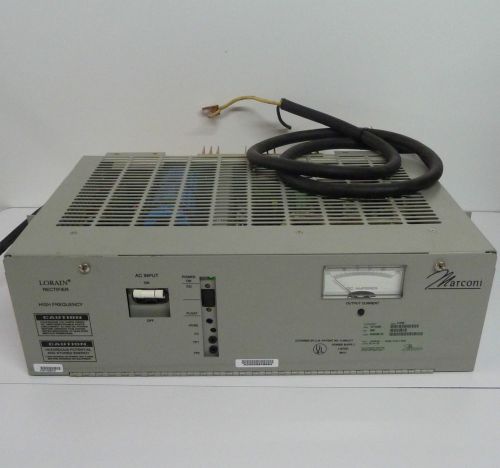 Lorain Marconi Rectifier A12F50 High Frequency