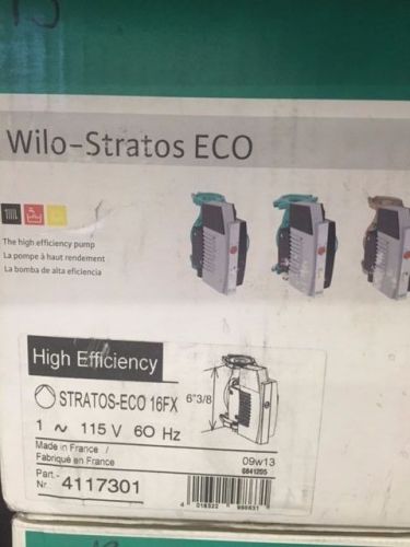 WILO Stratus Eco 16FX CAST IRON Pump 4117301