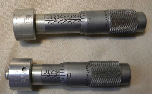Brown &amp; sharpe micrometer heads - large 15/16 knurl od - very good condition for sale