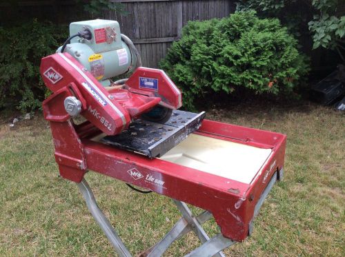 Mk 851 wet tile saw, 7&#034; blade, belt drive, baldor 1hp motor, great shape! for sale