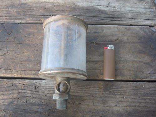 lunkenheimer oiler #6 not complete great for parts hit miss gas steam punk